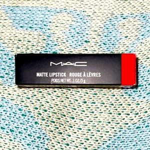 Mac matte lipstick red rock